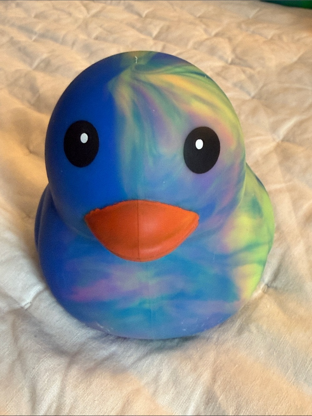 Squeeezy Colorful Tie-Dye Squishy Duck
